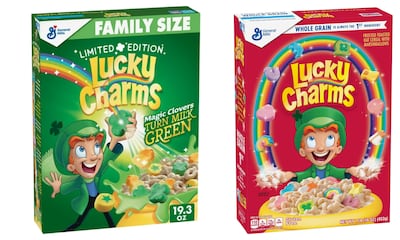 Boxes of Lucky Charms