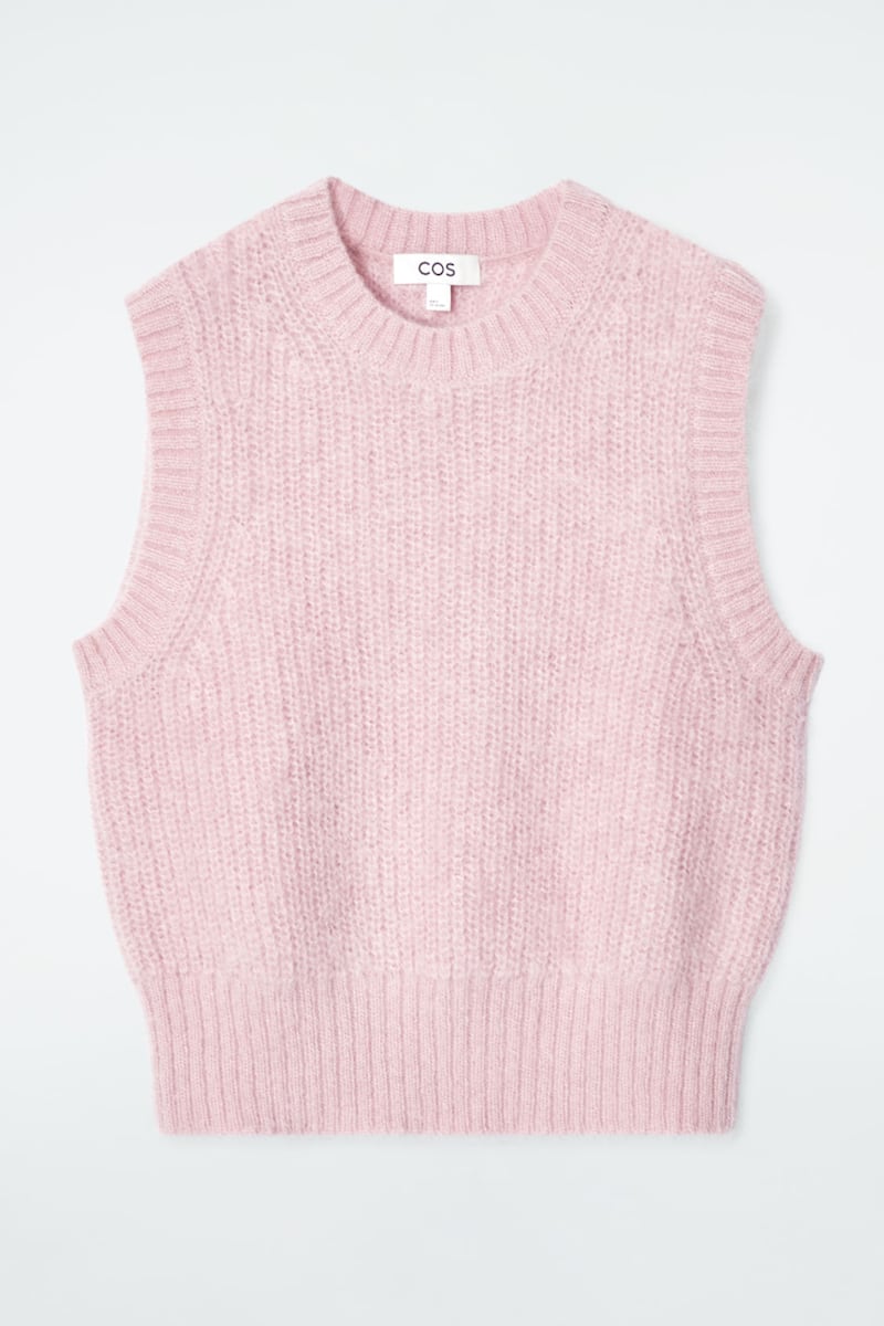 Knitted vest, €89, Cos