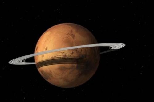 Mars is to lose a moon but gain a distinctive ring