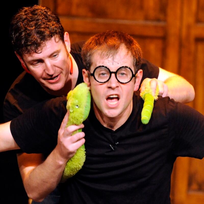 Twice Olivier Award-nominated actors Jefferson Turner and Daniel Clarkson in Potted Potter