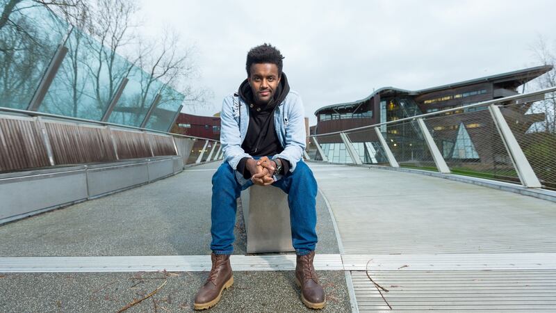 Henok Nigatu from Ethiopia at  University of Limerick. Photograph: Oisin McHugh/True Media