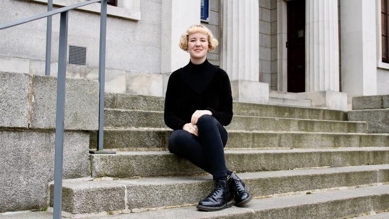 Amelia McConville in Trinity College Dublin.