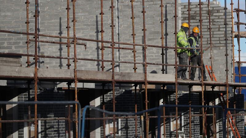 Two council sites are already being developed for a private affordable housing scheme by housing co-operative Ó Cualann Cohousing Alliance. Above, the site at Ballymun, earlier this year. Photograph: Niall Carson/PA Wire