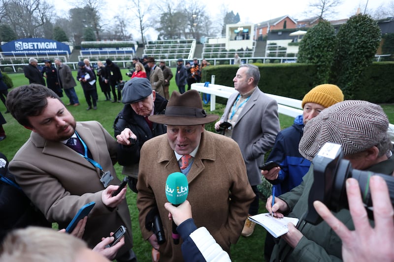 Trainer Nicky Henderson will try to maintain his momentum at the home of National Hunt racing in this Saturday’s Trials Day fixture at Cheltenham. Photograph: Steven Paston/PA