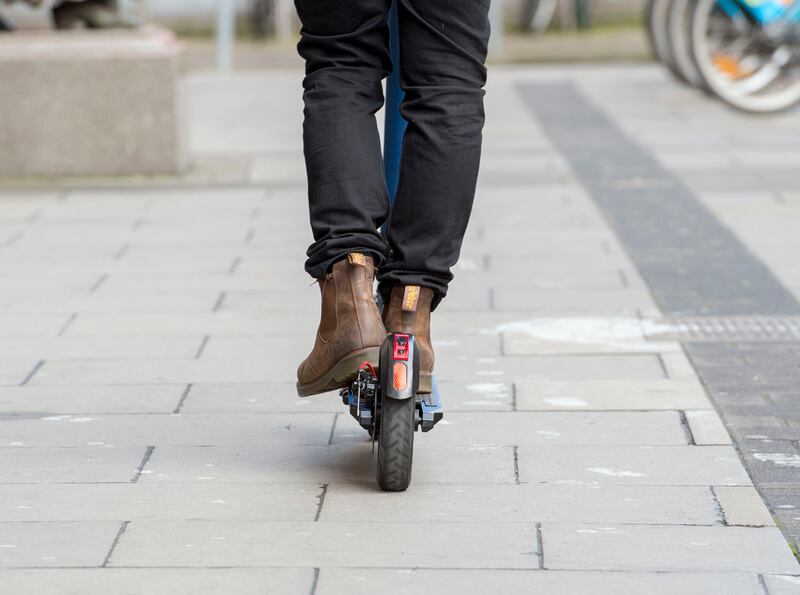 E-scooters: if legislated for, they could be a welcome addition to Dublin’s transport environment. Photograph: Dave Meehan/The Irish Times