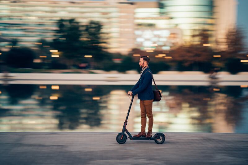 E-scooters remain divisive, as Ireland’s own path towards regulation and roll-out has demonstrated. Photograph: Getty