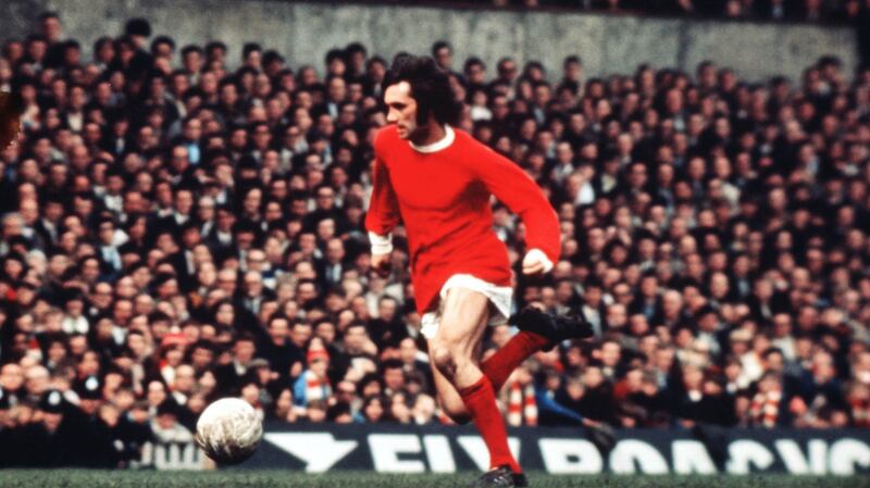 George Best playing for Manchester United in 1969.