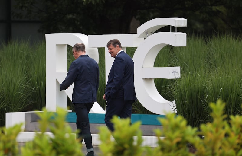 Director general of RTÉ Kevin Bakhurst following his press conference this afternoon in Donnybrook, Dublin.  Photograph Nick Bradshaw for The Irish Times