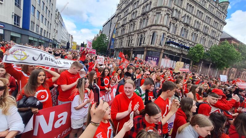 "An rud a d’fhoghlaim mé ar an Satharn - tá muinín an phobail seo dochreidthe ard agus níl aon dúshlán dar liom nach féidir linn a shárú leis an múnla atá againn faoi láthair." - Pádraig Ó Tiarnaigh. Grianghraf: Éanna Ó Caollaí