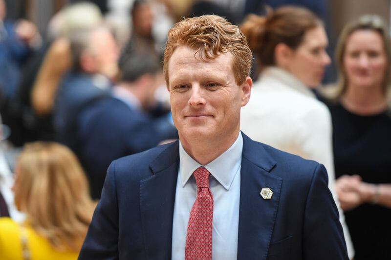 Joe Kennedy III, US special envoy to Northern Ireland, at Ulster University. Photograph: Chris J. Ratcliffe/Bloomberg