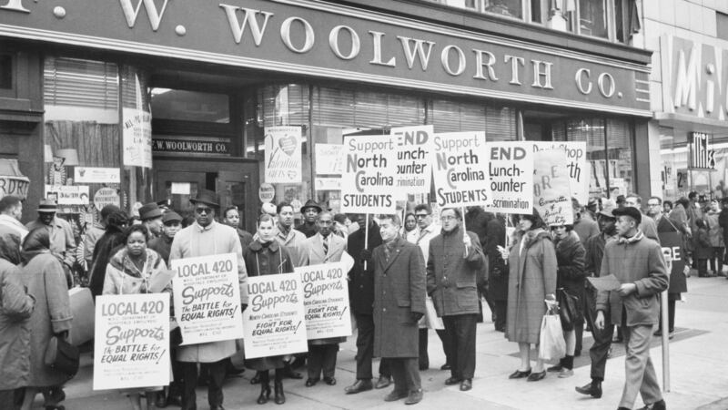 The Greensboro sit-in in 1960, when four black men took their seats at a whites-only lunch counter in Woolworths, was one of the most important of the US civil rights movement.