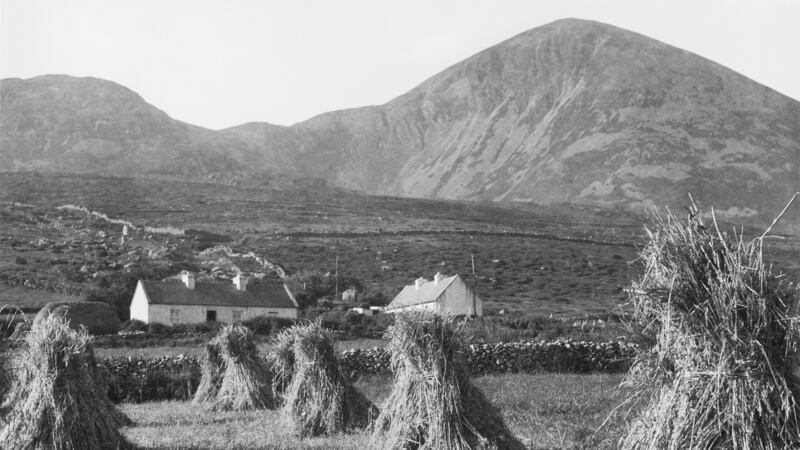 Murrisk Landscape Below Croagh Patrick  from Western Ways: Remembering Mayo through the Eyes of Helen Hooker and Ernie O’Malley by Cormac O’Malley and Juliet Christy Barron