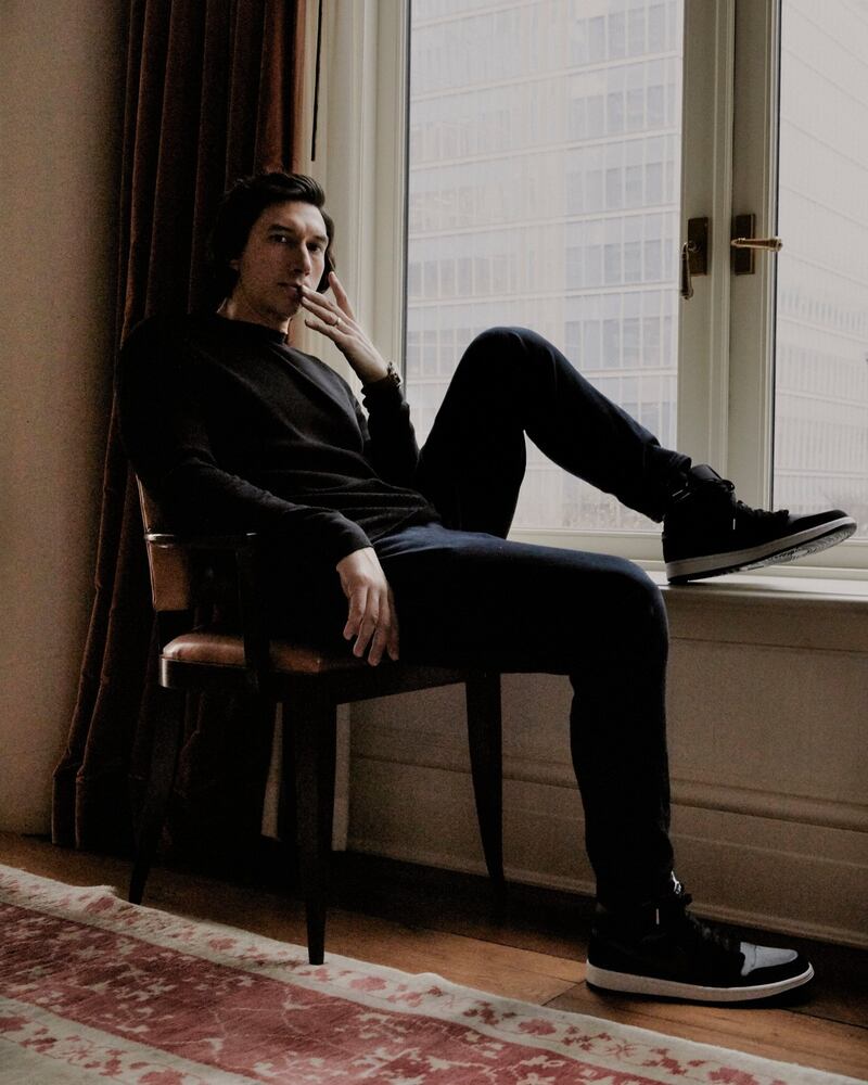 Adam Driver: “I don’t have an instrument, I don’t play the cello. It’s yourself, so it’s in a way, it’s more vulnerable.” Photograph: Erik Tanner/The New York Times