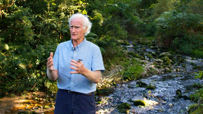 Environmentalist and broadcaster Duncan Stewart, who contributed to This is Your River, during the making of the film at Glenasmole, Co Wicklow.