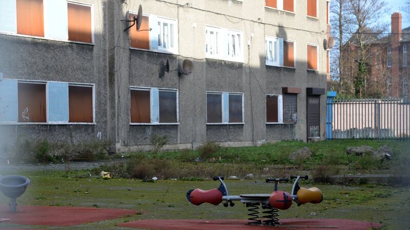 The flat complex near the Phoenix Park was built in the 1950s. Photograph: Dara Mac Donaill