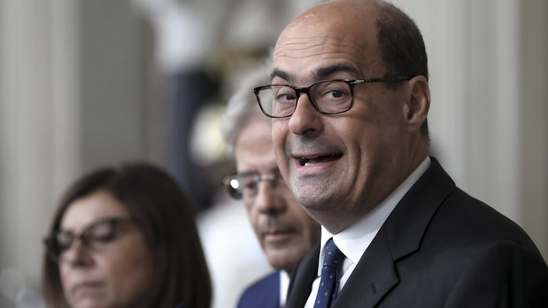 Nicola Zingaretti, leader of Italy’s Democratic Party. Photograph: Alessia Pierdomenico/Bloomberg