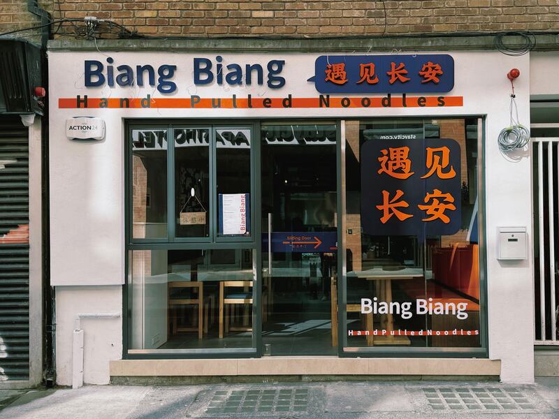 Biang Biang, whose kitchen team are from Xi’an city in China's Shaanxi province