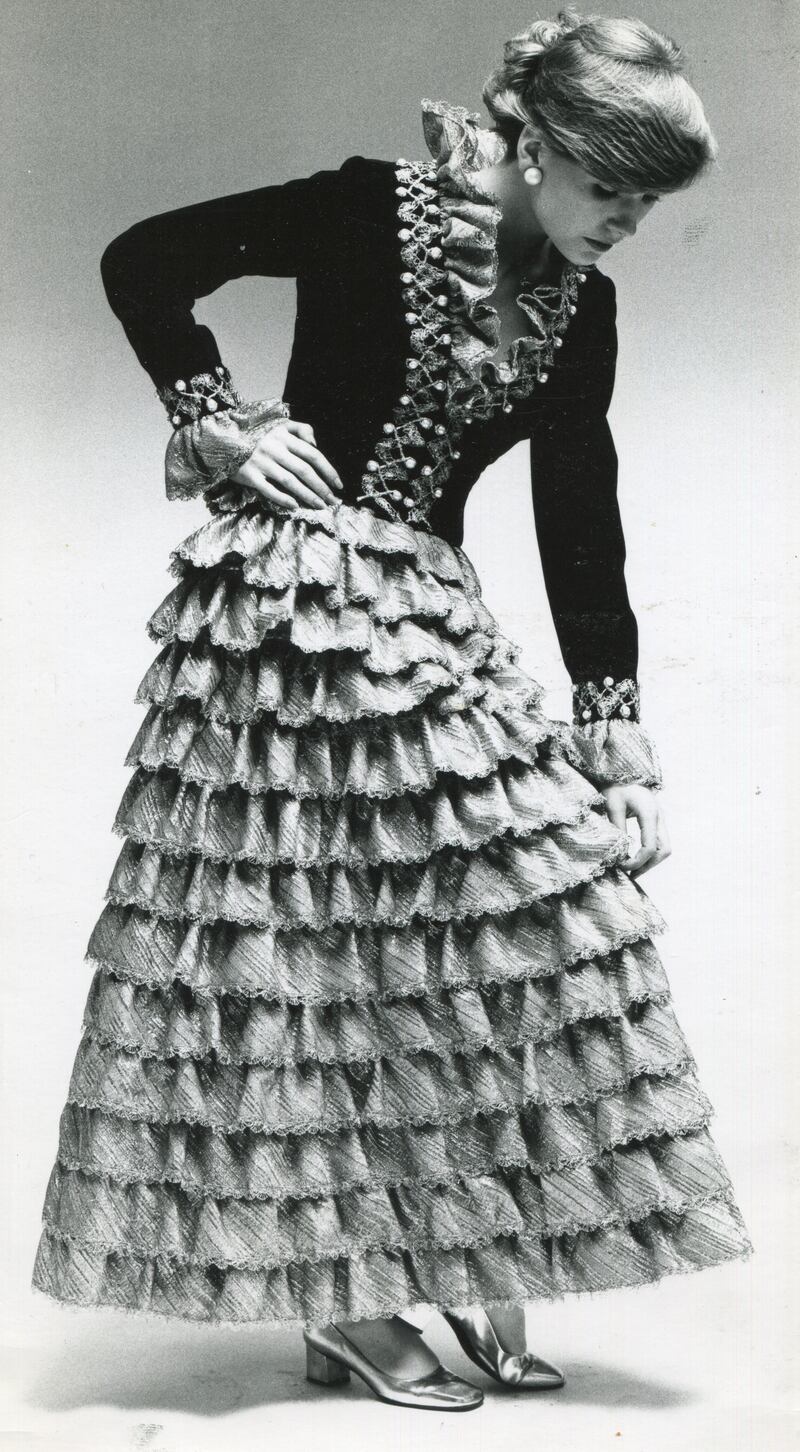 One of Mary O'Donnell's eye-catching designs. Her clients included Princess Grace of Monaco, the Kennedys, Miranda Countess of Iveagh and Maureen O’Hara