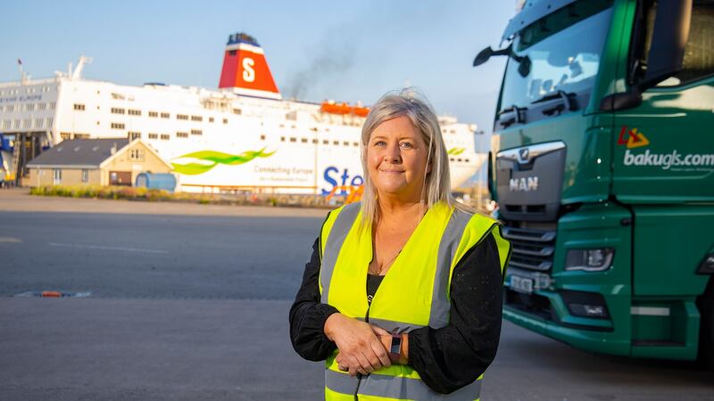 Mary Mullins, business development manager with Baku GLS a trucking and logistics company at Rosslare Europort. Photograph: Patrick Browne