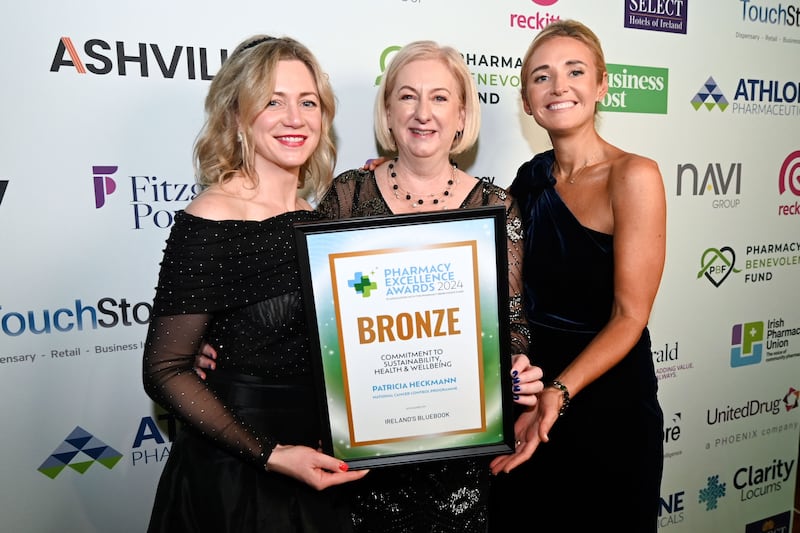 Bronze Winners of Commitment to Sustainability, Health & Wellbeing, Patricia Heckmann of National Cancer Control Programme. Photograph: Paul Sherwood