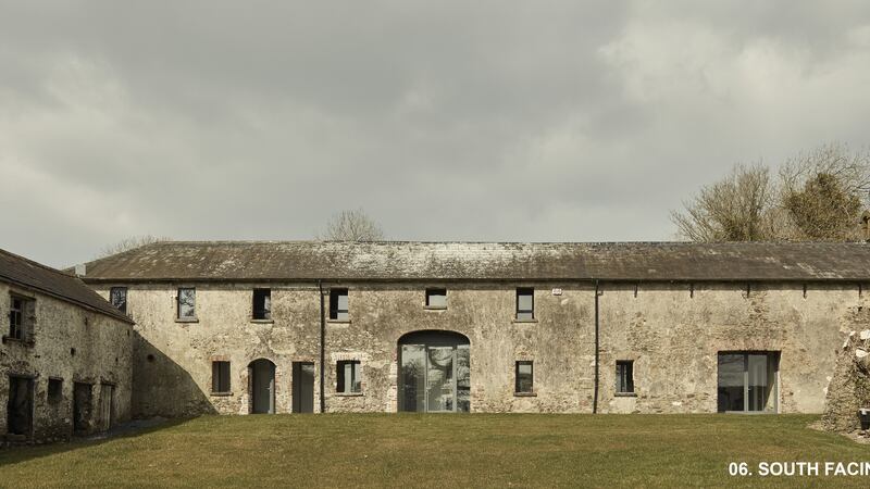 Existing openings were retained and a two-storey glazed screen was set inside the south wall. This maximises light and allows each room an open view of the south-facing garden.