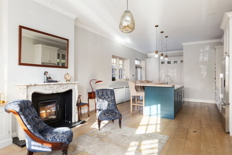 Open-plan kitchen