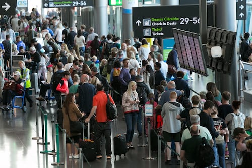 ‘We passed through the purgatory of Dublin Airport with ease, but faced a much bigger challenge after security’