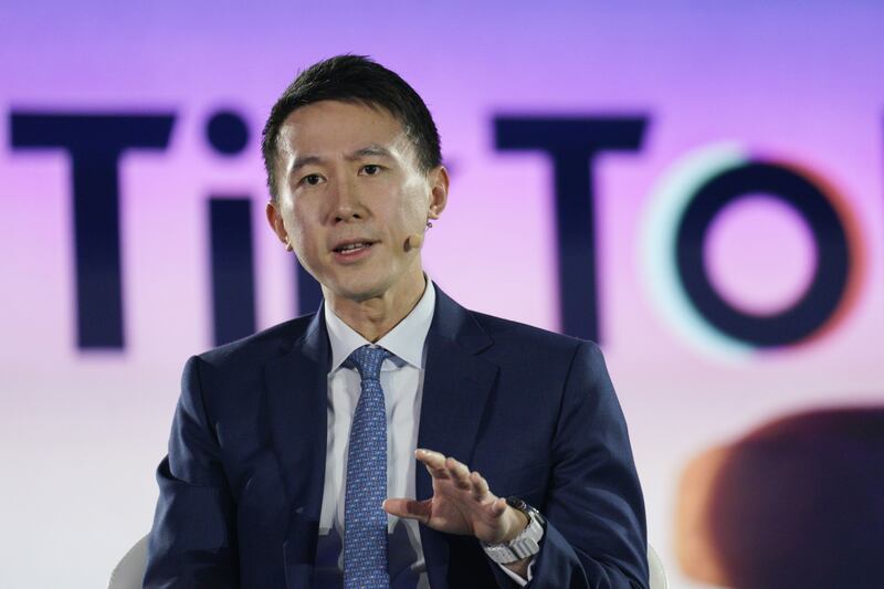 Shou Zi Chew, chief executive of TikTok, keeps a low profile. Photograph: Bryan van der Beek/Bloomberg