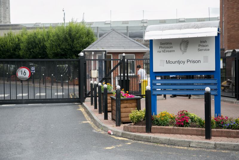 Mountjoy Prison was the venue for politicians to be hammered once again in a match against the inmates. Photograph: Gareth Chaney/ Collins Photos