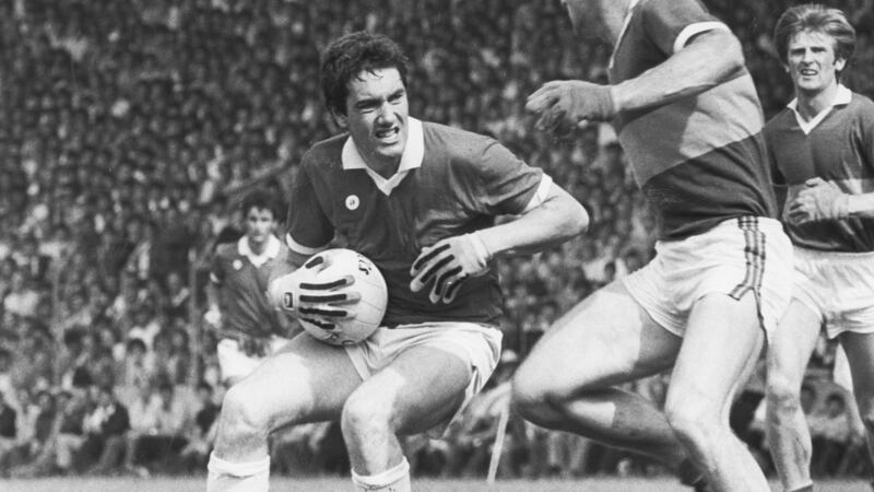 Tadhg Murphy: Cork’s former football hero also denied Kerry with a last-minute goal in the 1983 Munster final. Photograph: Billy Stickland/Inpho