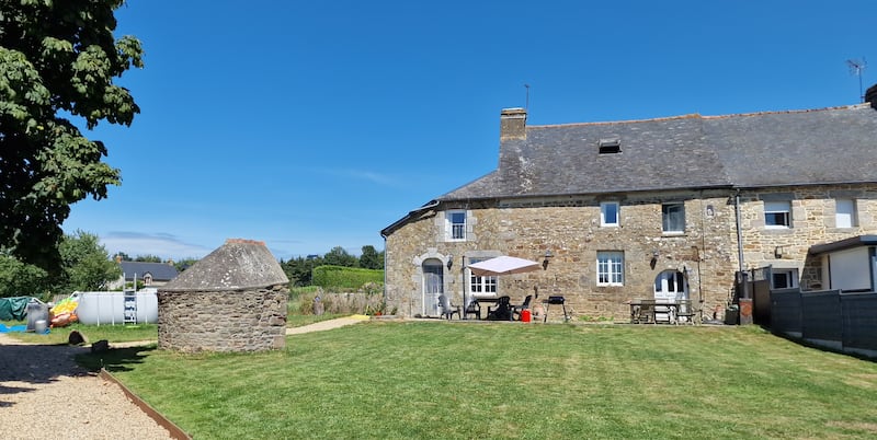 A traditional French farmhouse in Plémet, Brittany