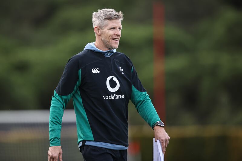 Ireland interim head coach Simon Easterby. Photograph: Ben Brady/Inpho