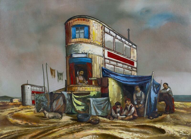 Tramcar Dwelling (1953), by Daniel O’Neill