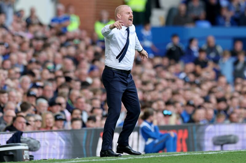 Everton manager Sean Dyche will have to galvanise his side ahead of a daunting clash with city rivals Liverpool. Photograph: Jan Kruger/Getty Images