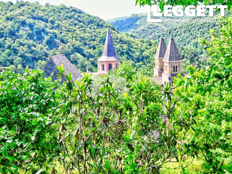 France, Aveyron, Midi-Pyrenees,
in the village of Conques-en-Rouergue