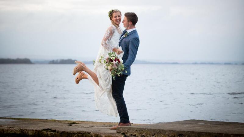 Katie Hamilton and Blake Richardson: they got married on December 30th, 2016 in Co Tipperary. Photograph: Jonny Somerville