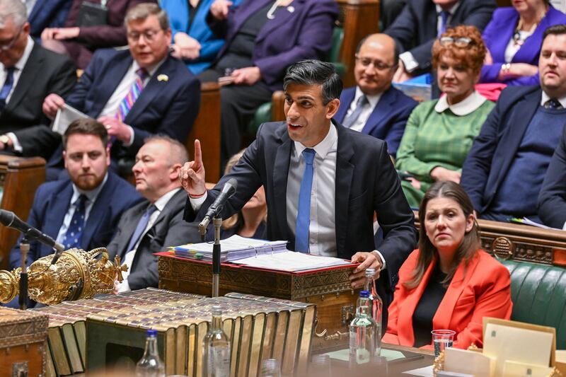 On Wednesday, British prime minister Rishi Sunak announced the introduction of an unprecedented law to 'swiftly' exonerate and compensate those affected. Photograph: UK Parliament/Jessica Taylor/PA Wire