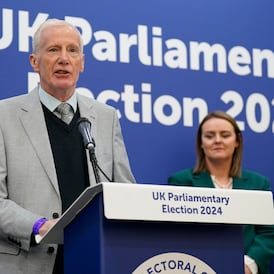 DUP’s Gregory Campbell retains seat but Sinn Féin make big gains in East Derry