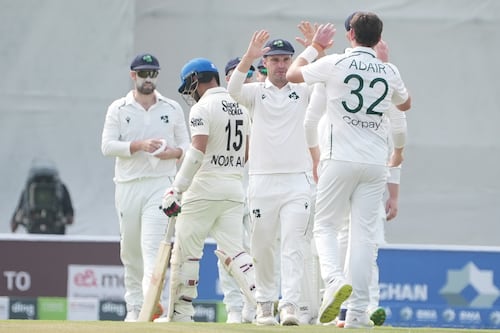 Ireland marginally ahead after wickets tumble on day one vs Afghanistan 