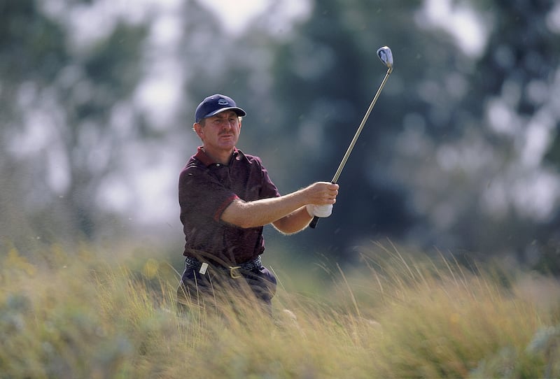 Tony Johnstone of Zimbabwe during the Qatar Masters at Doha Golf Club. Photograph: Andrew Redington/Allsport