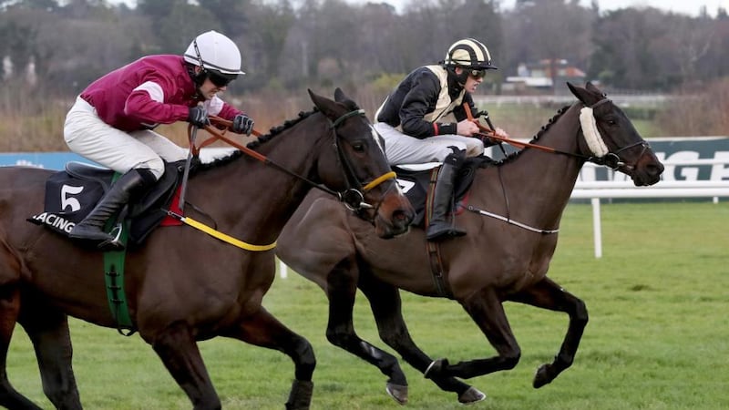 Tisamystery: the Henry de Bromhead-trained horse gave Harry Boland a  second win on his second bet. Photograph: Tommy Dickson/Inpho