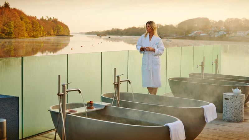 Chill Spa at the Ice House, just outside Ballina, overlooks the River Moy.