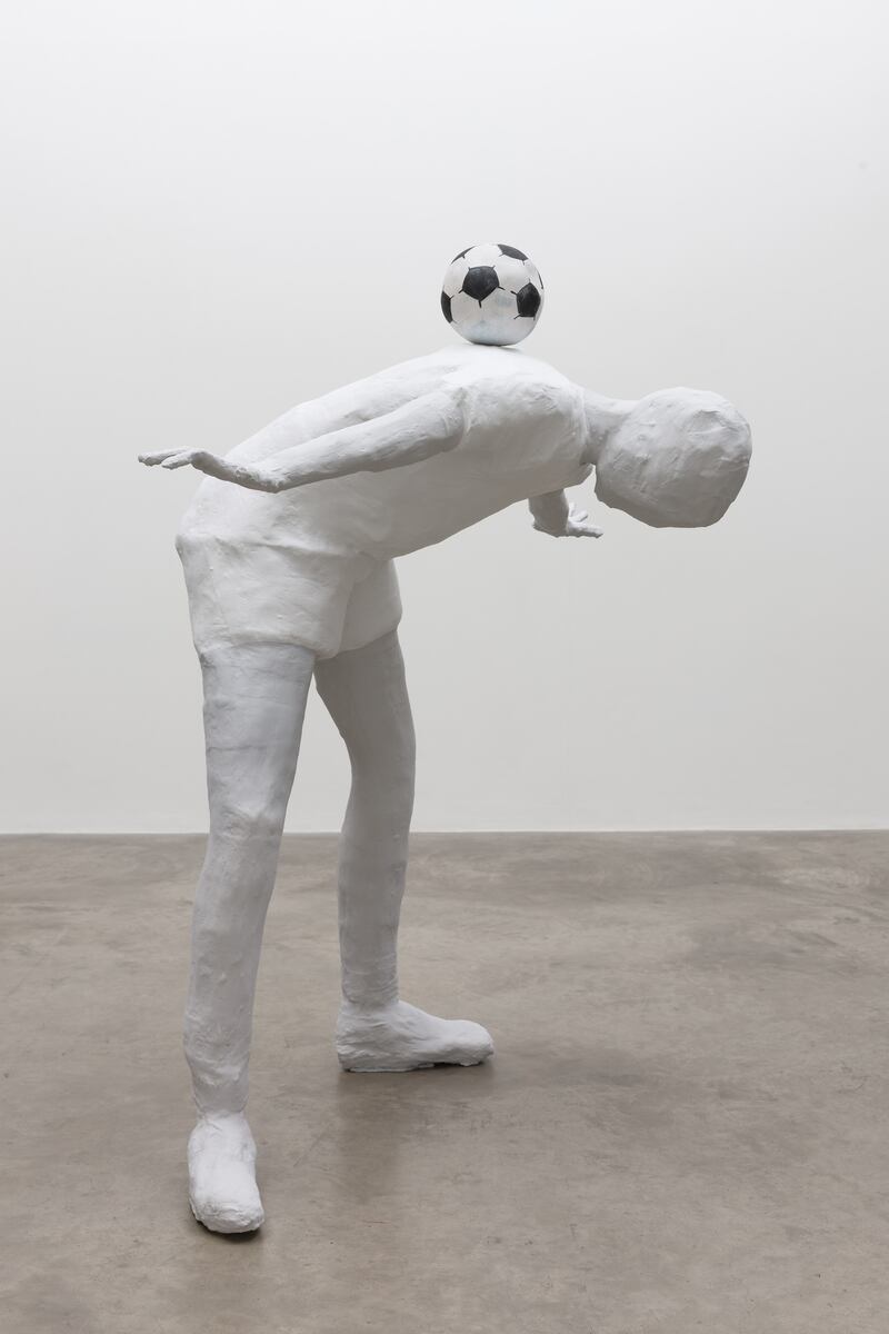 Andy Fitz's life-size sculpture entitled All Hail. Photograph: Andy Fitz