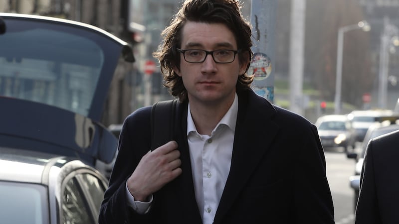 Former editor of the Sunday Business Post, Ian Kehoe at the Four Courts. Photograph: Collins Courts