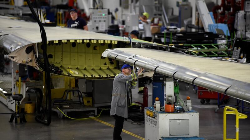 Bombardier, once the North’s largest private sector employer, has been an integral part of Belfast since it acquired what was then Short Brothers from the UK government in 1989. Photograph: Clodagh Kilcoyne/Reuters