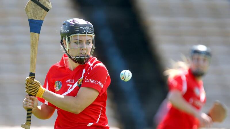 Cork camogie captain Anna Geary. Photograph: Ryan Byrne/©INPHO