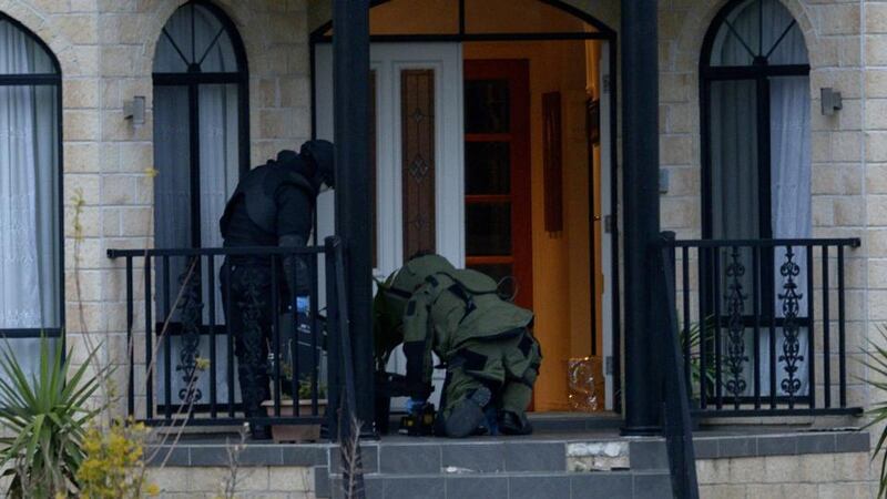 Counter-terrorism forces  raided several properties across the city. Photograph: Tracey Nearmy/EPA