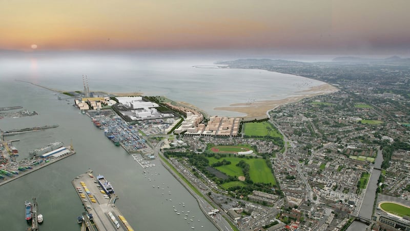 Poolbeg site: a plan for up to 3,500 apartments has long been drawn up.