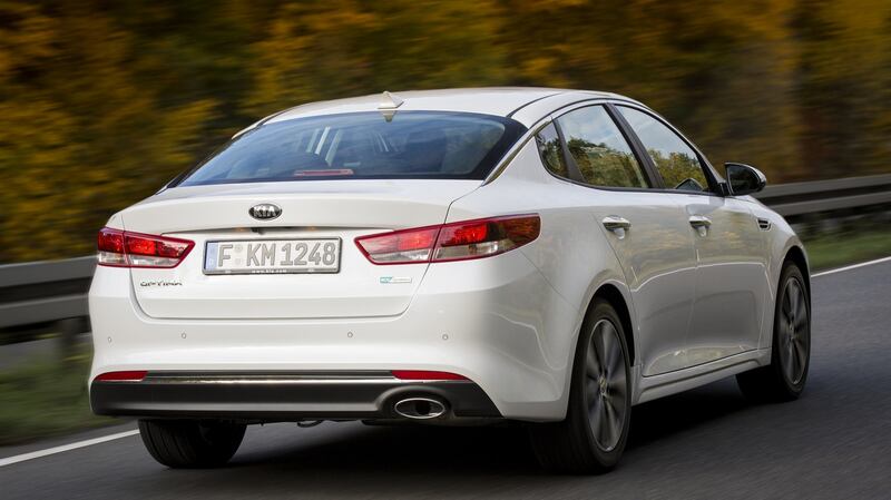 Kia Optima: The use of more high- strength steel has given the car a more rigid feel