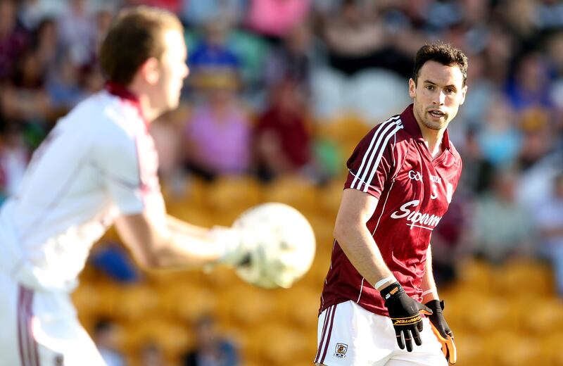 Former Galway full back and captain Finian Hanley during the 2014 All-Ireland Senior Football Championship. Photograph: James Crombie/Inpho